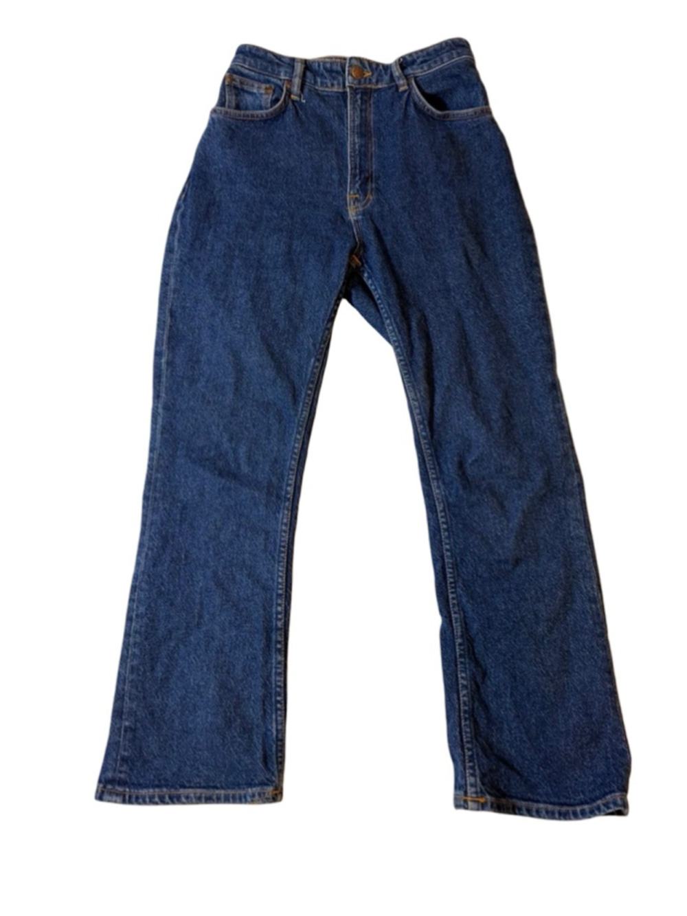 Nudie Jeans Rowdy Ruth Blue Angel Cowgirl Leg Denim Jeans Organic Cotton 27